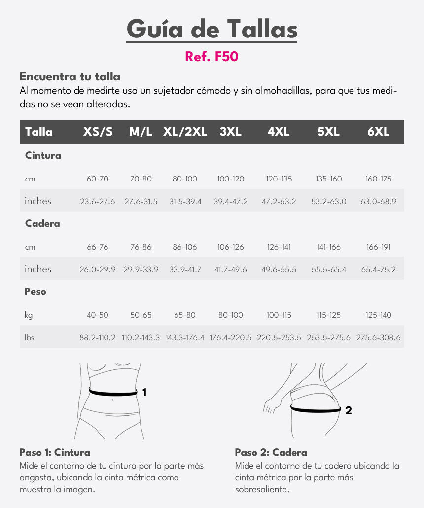 F50: Faja Short Abdominal