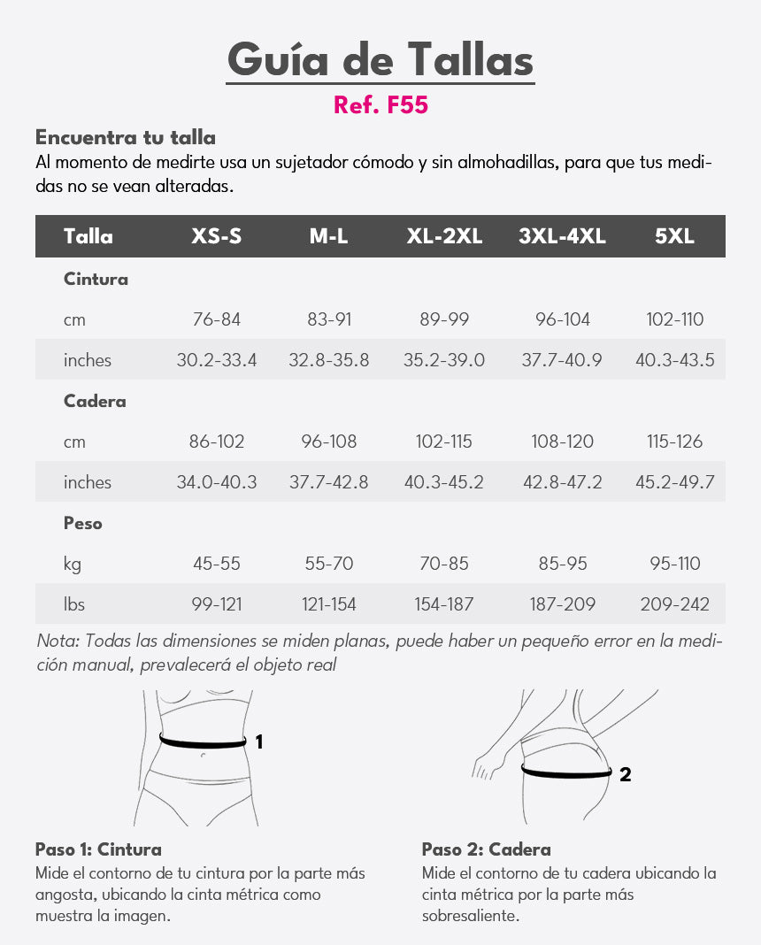 F55: Body Sin Piernas con Broche